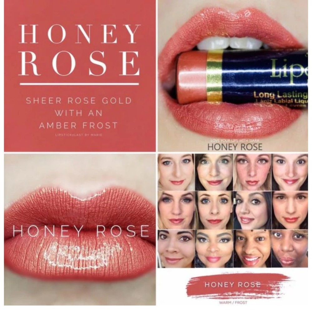 LipSense‎ AUTHENTIC Long Lasting Lip Color Full Size – Honey Rose  | MSRP = $32